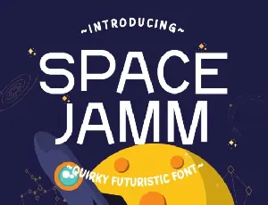 Space Jamm font