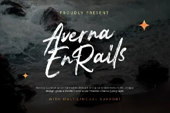 Averna En Rails font