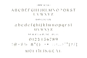 Rayleigh Glamour font