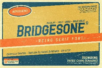 Bridgesone font