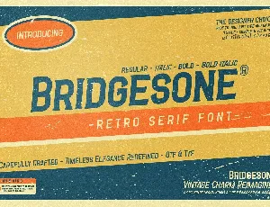 Bridgesone font