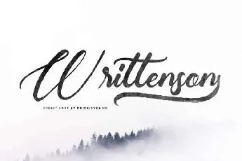 Writtenson font