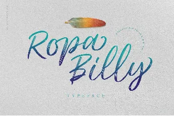 Ropa Billy font