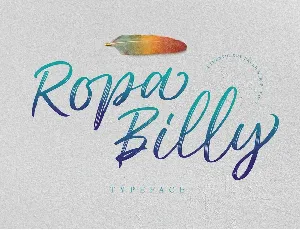 Ropa Billy font