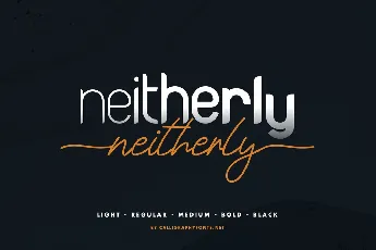 Neitherly Demo font