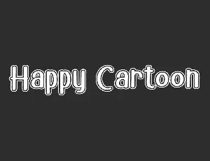 Happy Cartoon Demo font