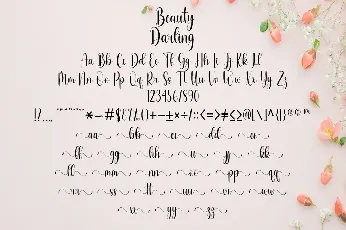 Beauty Darling font