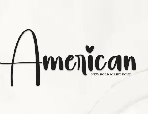 American Script font