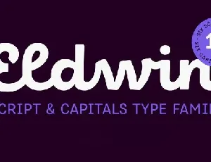 Eldwin Family font