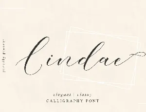 Lindae font