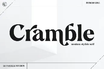 Cramble font