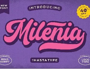 Milenia font