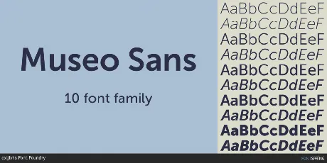 Museo Sans Family font