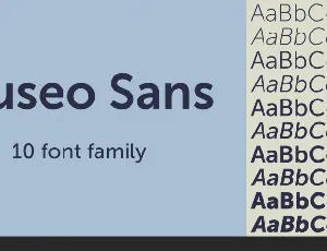 Museo Sans Family font