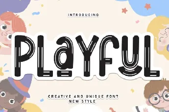 Playful Display Typeface font