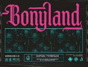 Bonyland font