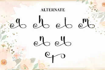 Hostania Script font