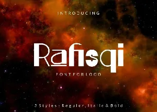 Rafisqi Display font