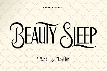 Beauty Sleep Demo font