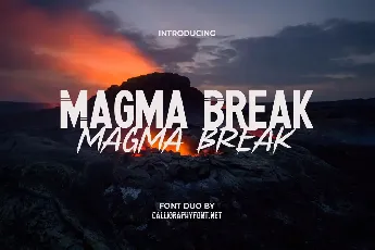 Magma Break Demo font