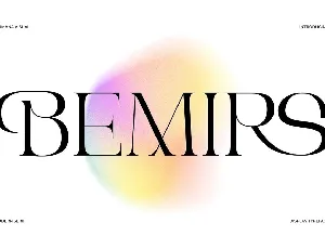 Bemirs font