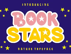 Book Stars font