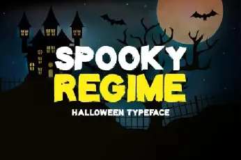 Spooky Regime Display font