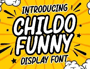 Childo Funny Display font
