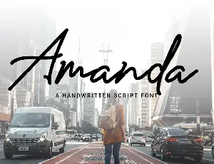 Amanda Signature font