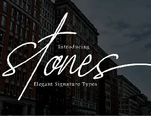 Stones font