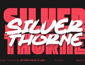 Silverthorne font