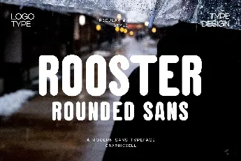 Rooster Rounded font