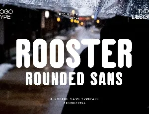 Rooster Rounded font