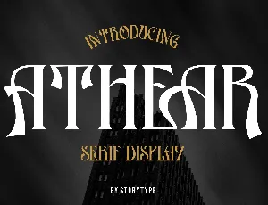 Athear font