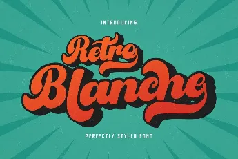 Retro Blanche font