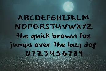 Spooky Fright font