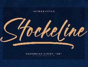 Stockeline font