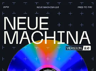 Neue Machina v2.0 font