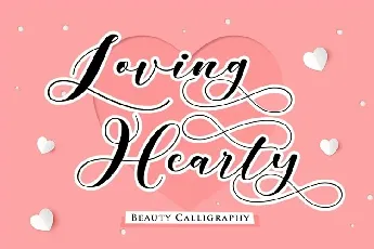 Loving Hearty font