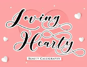 Loving Hearty font