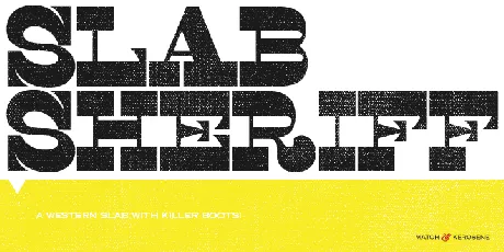 Slab Sheriff font