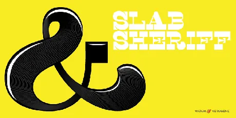 Slab Sheriff font