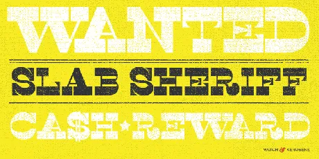 Slab Sheriff font