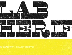 Slab Sheriff font