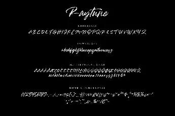 Raytune font