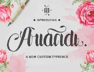 Ariandi Custom Typeface Free font