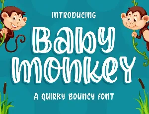 Baby Monkey font