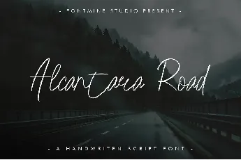 Alcantara Road Demo font