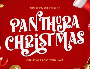 Panthura Christmas font