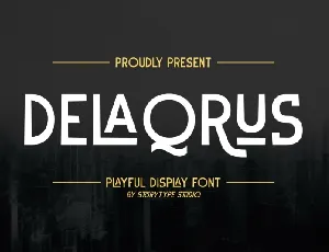 Delaqrus Typeface font